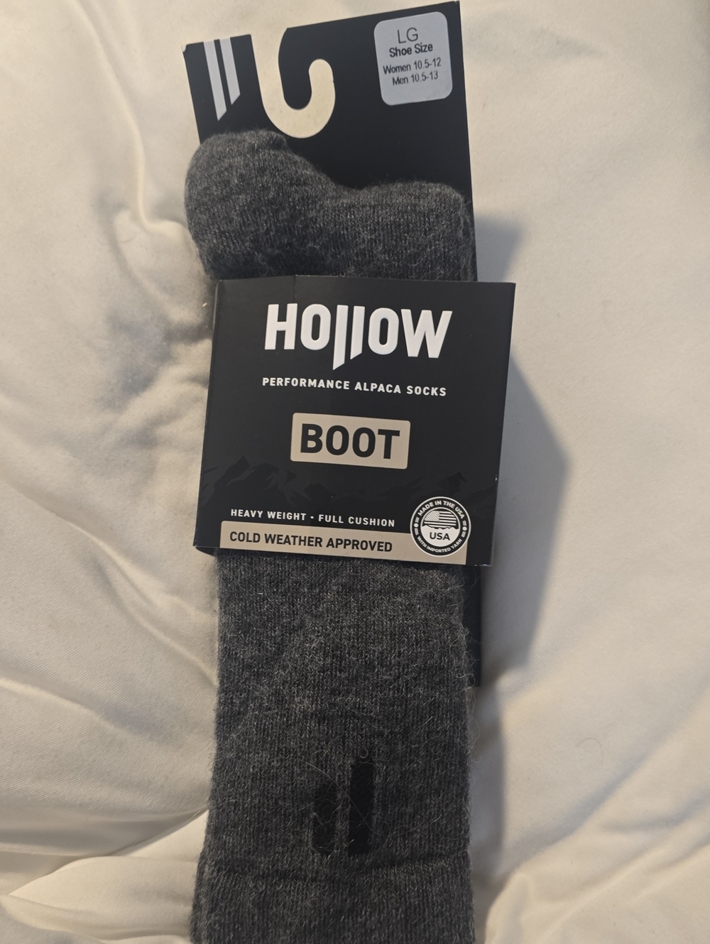 Hollow Performance Alpaca Boot Socks - Size L